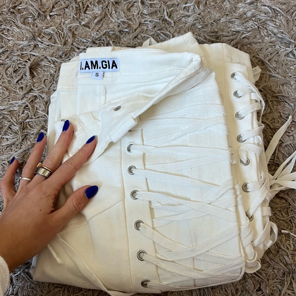 I.AM.GIA holly lace up pants